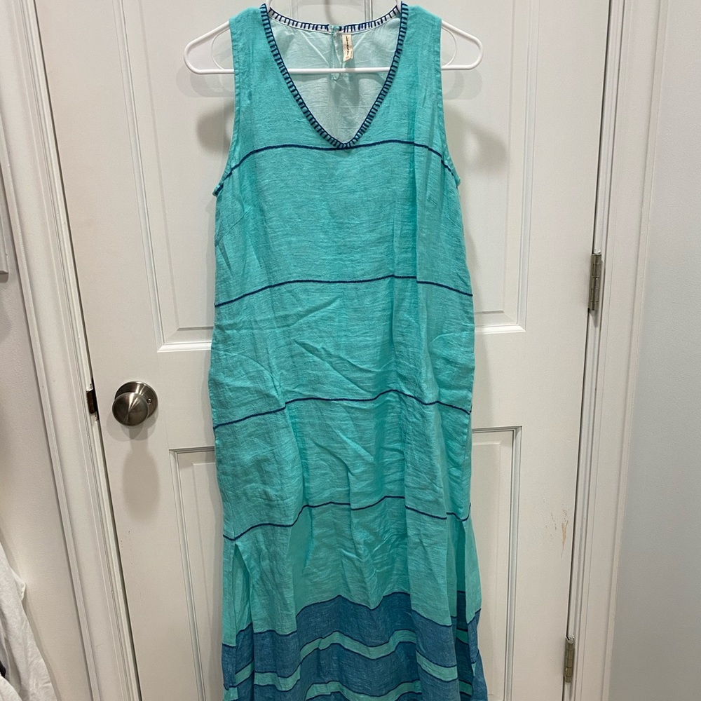Linen Hem Stitch Dress from Cabana in Seaside, FL